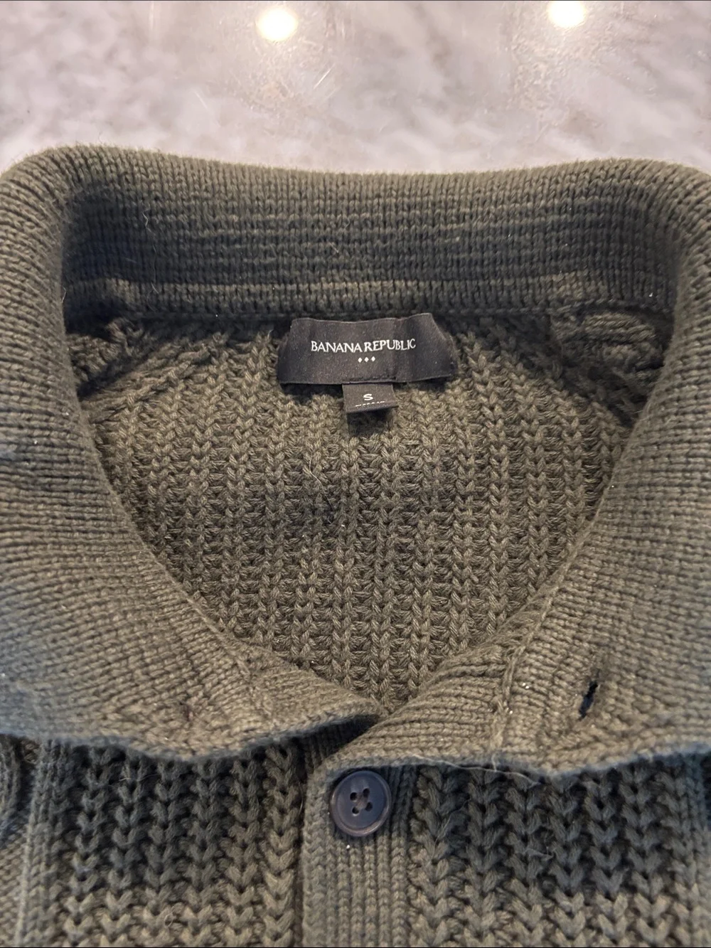 Banana Republic textured cable